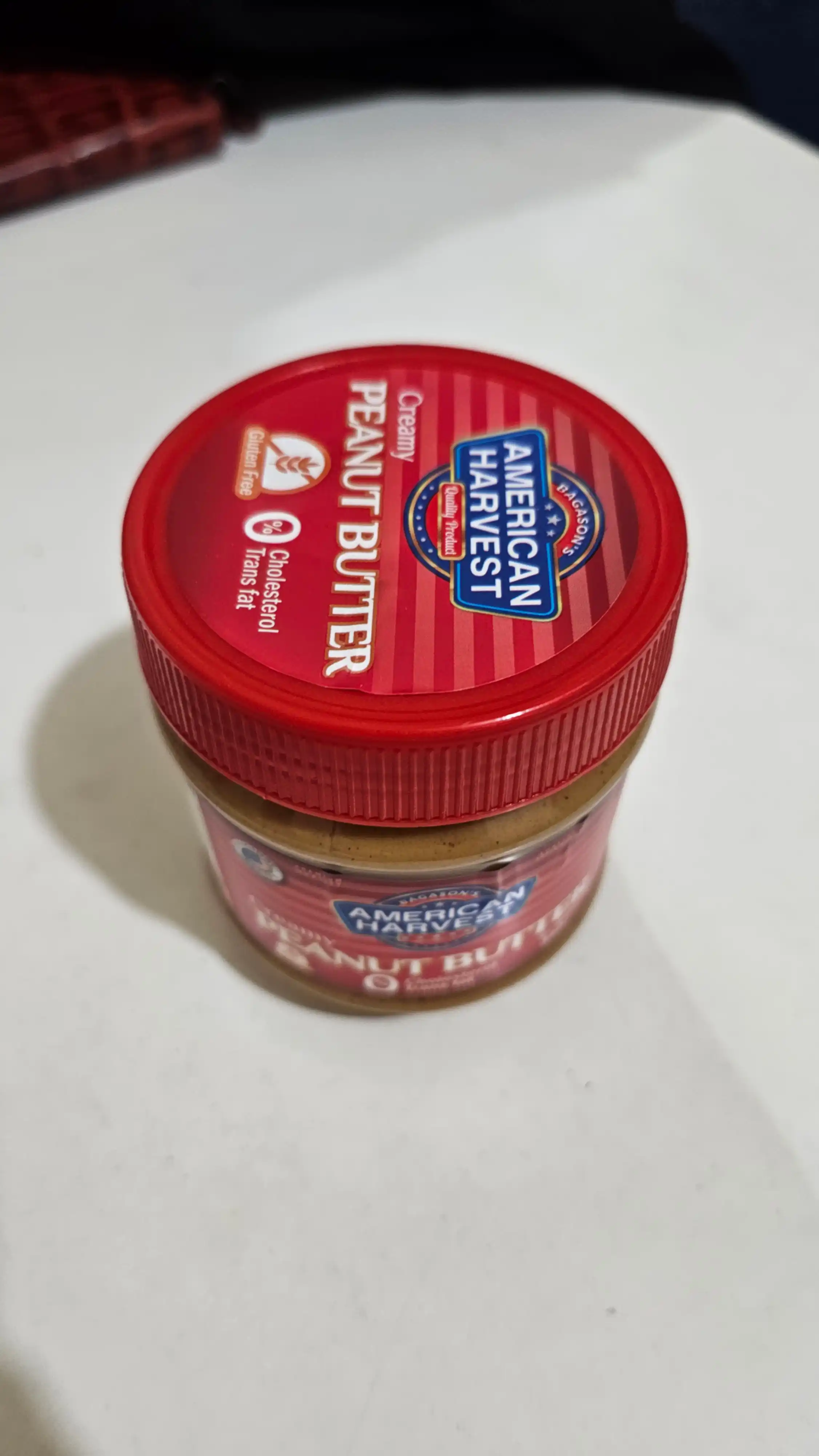 American Harvest yer yong‘oq pastasi kremli, 340 g – xolesterinsiz, vegetarianlar uchun