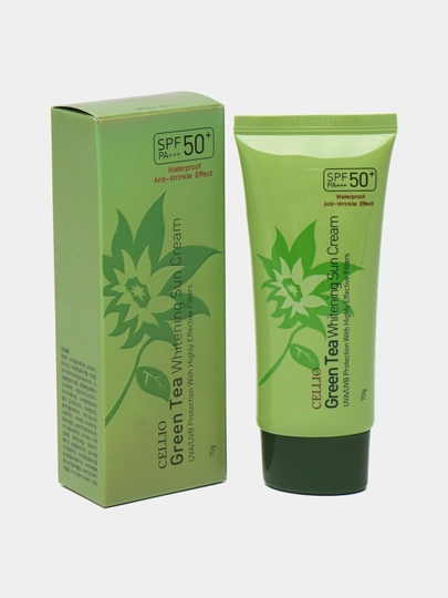 Солнцезащитный кремы Cellio SPF 50+, подходит для всех типов кожи - 