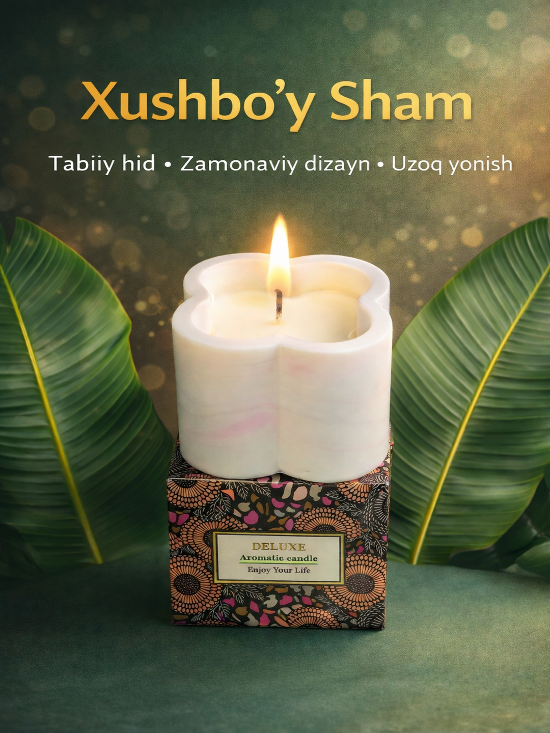 Xushbo‘y sham - Nafis ifor va zamonaviy dizayn - 