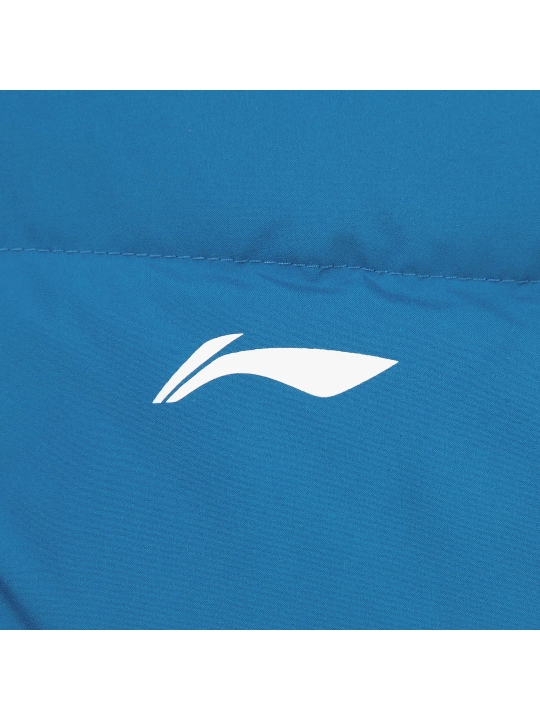 Детский пуховой жилет Li-Ning, утеплённая жилетка для мальчиков, безрукавка с капюшоном