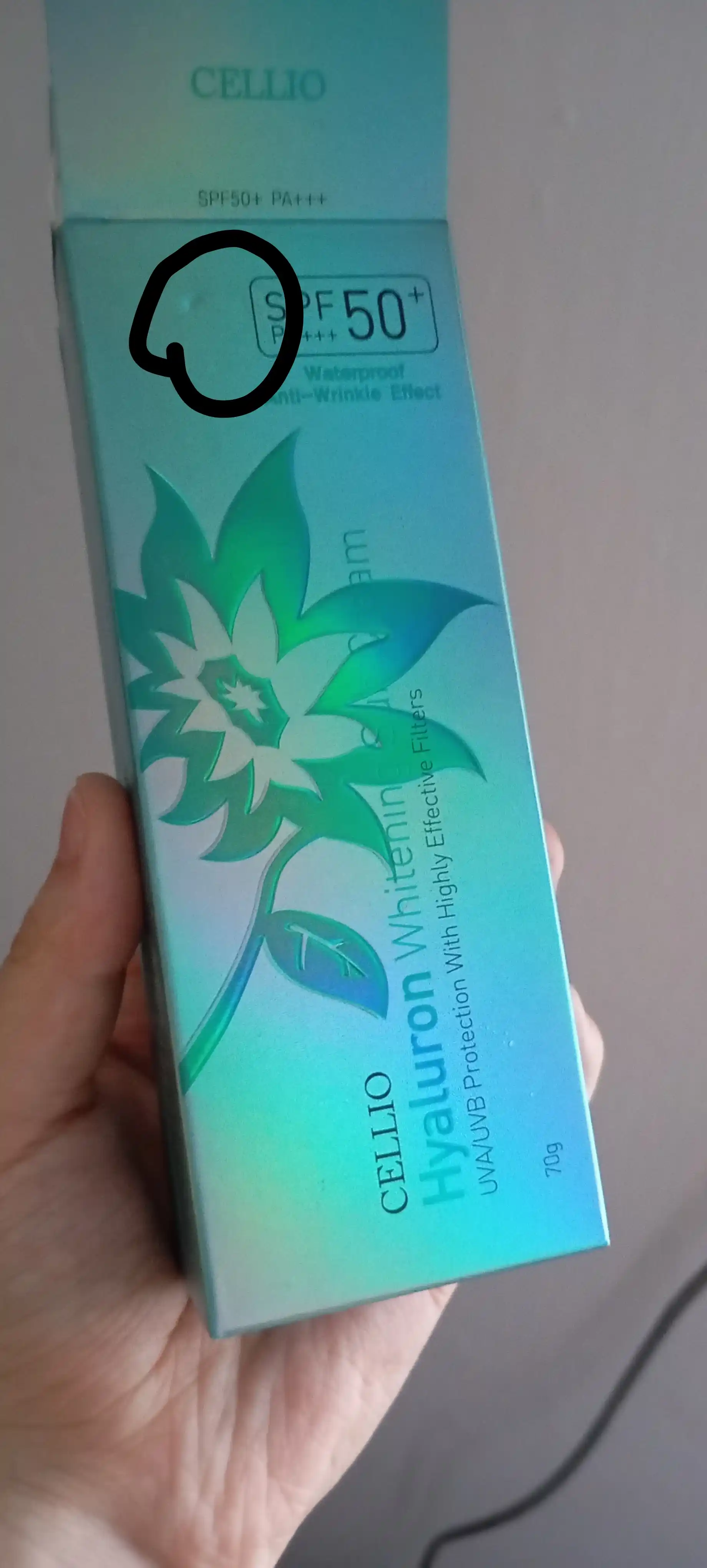 CELLO cолнцезащитный крем, крем от загара, водостойкий, SPF 50+PA+++, 70 мл