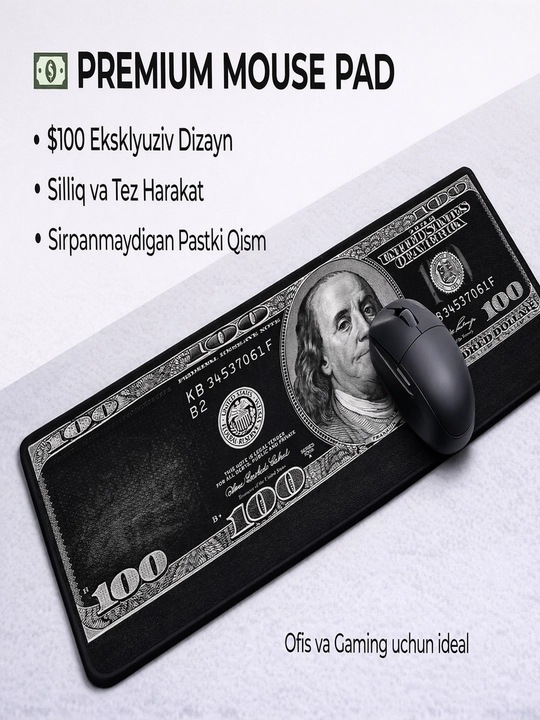 Коврик для игровой мыши и клавиатуры, 80 x 30 см