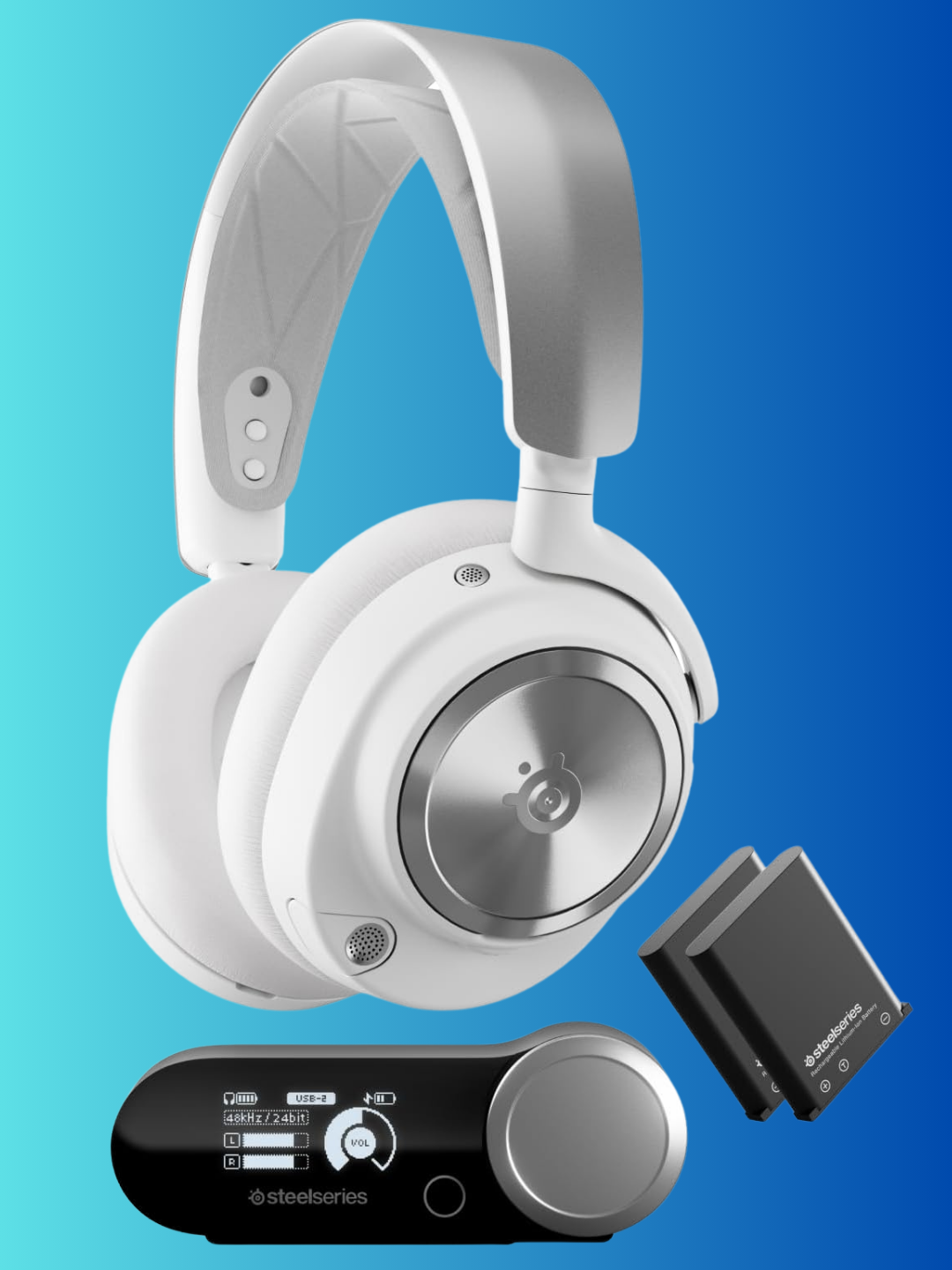 Игровые беспроводные наушники SteelSeries Arctis Nova Pro Wireless для ПК PS5 Bluetooth - 