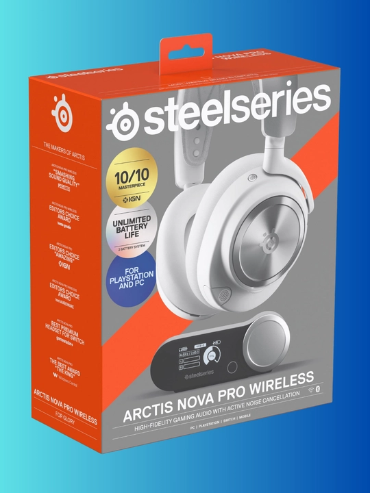 Игровые беспроводные наушники SteelSeries Arctis Nova Pro Wireless для ПК PS5 Bluetooth