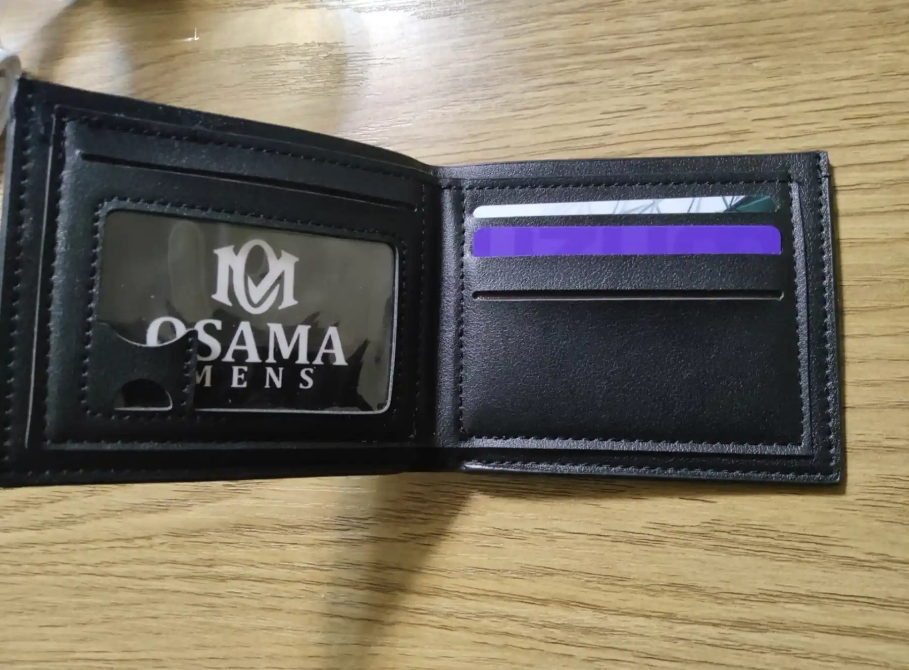 Erkaklar hamyoni, hamyon, kartxolder, o‘lchami 12 * 10 sm