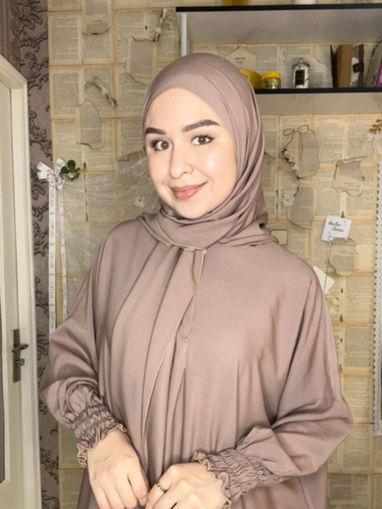 Ayollar uchun namoz kiyimi – matosi xebe belmando, abaya, nafis va yopiq ibodat libosi