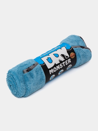 Сушильное полотенце для автомобиля из микрофибры Dry Monster 100% orginal – Авто Полотенце — ASMADA-DRYMON-ГОЛУБ- 55х75