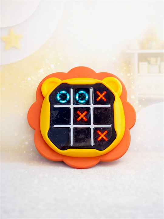 Bolalar uchun jirafa mini-konsolini rivojlantiruvchi Tic-Tac-Toe krest-nolik elektron o‘yini