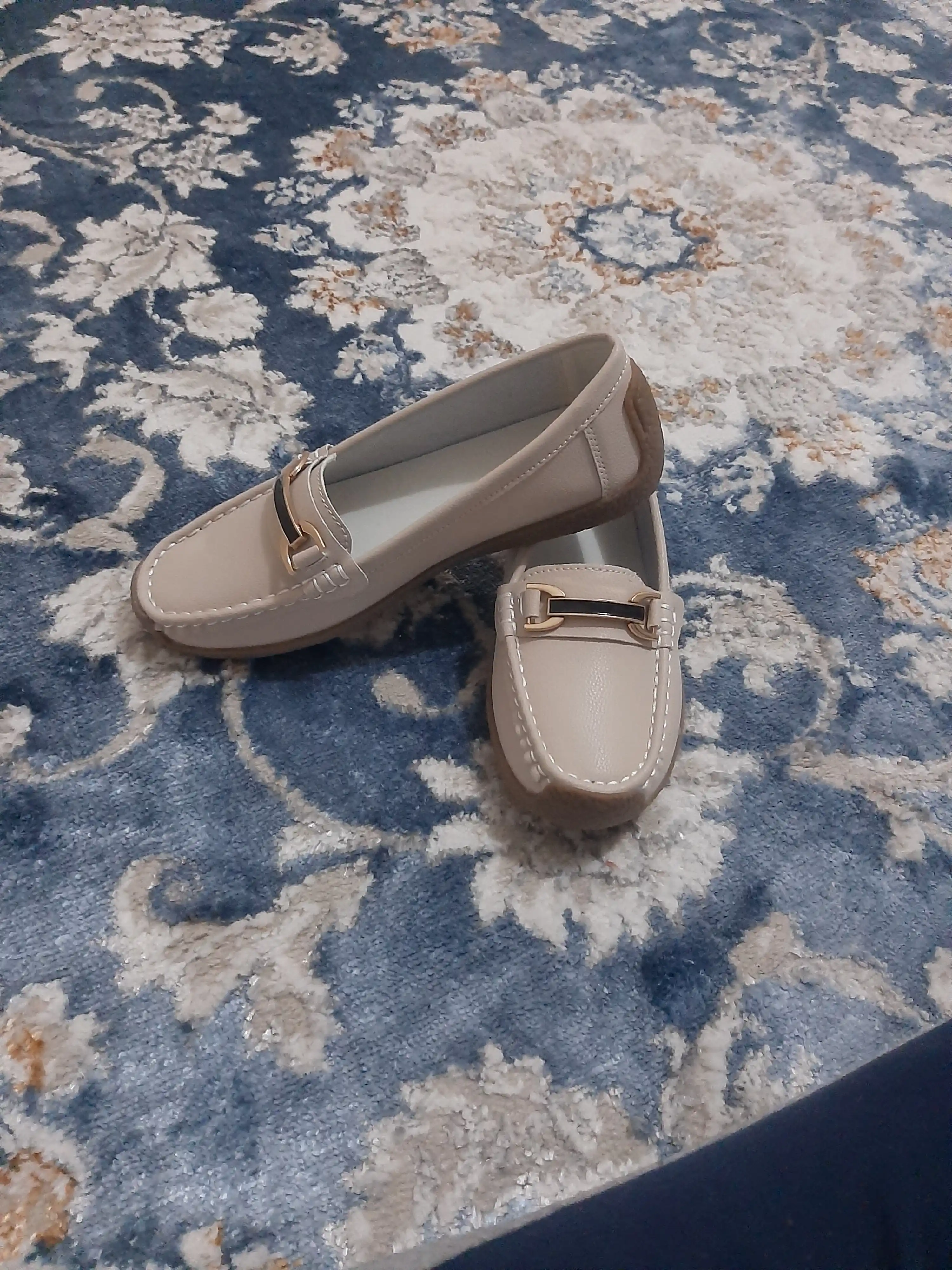Ayollar charm mokasinlari, bahor yoz kuz, kundalik