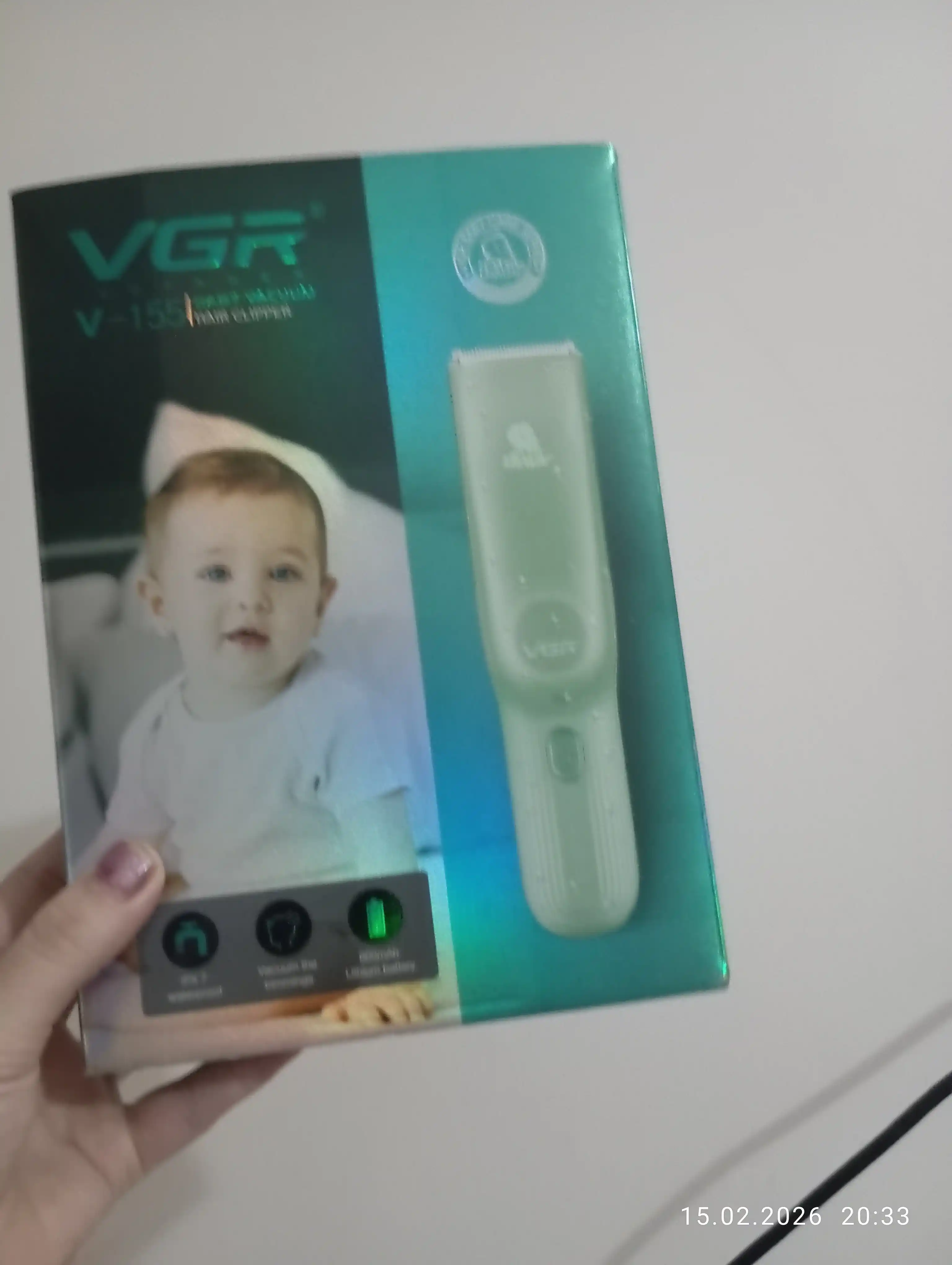 Машинка детская VGR для стрижки волос, безопасные машинки для детей