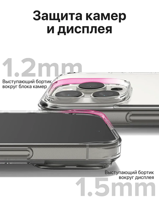 Чехол на iPhone 7,8,SE,XR,XS,11,12,13,14,15,16,17,18,Pro,Max, Mini,Air прозрачный, пластик