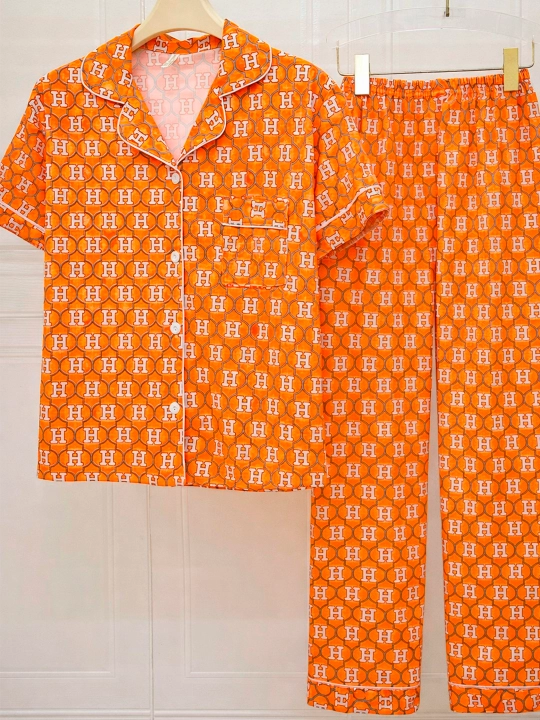 Ayollar pijamasi, Hermes, bosma naqshli, turli rang va naqshlar XL- XXL - 3XL - 4XL - 5XL