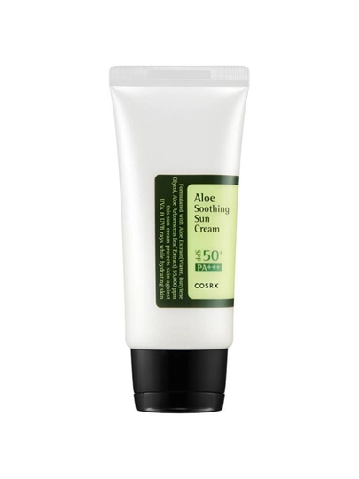 COSRX Aloe Soothing Sun Cream SPF 50+ PA+++ - солнцезащитный крем с Алоэ - 