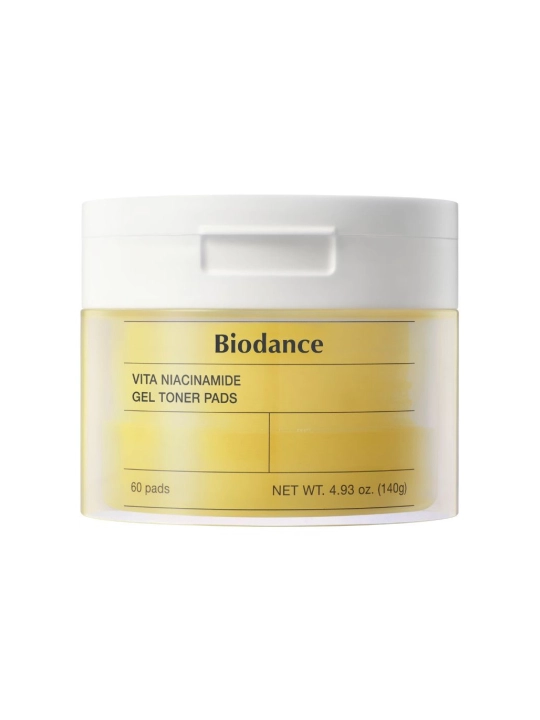 Biodance Vita Niacinamide Gel Toner Pads – осветляющие и тонизирующие гелевые тонер‑пэды - 