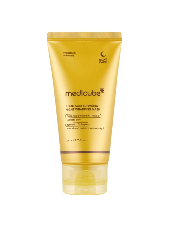 Medicube Kojic Acid Turmeric Night Wrapping Mask – ночная маска для сияния кожи - 