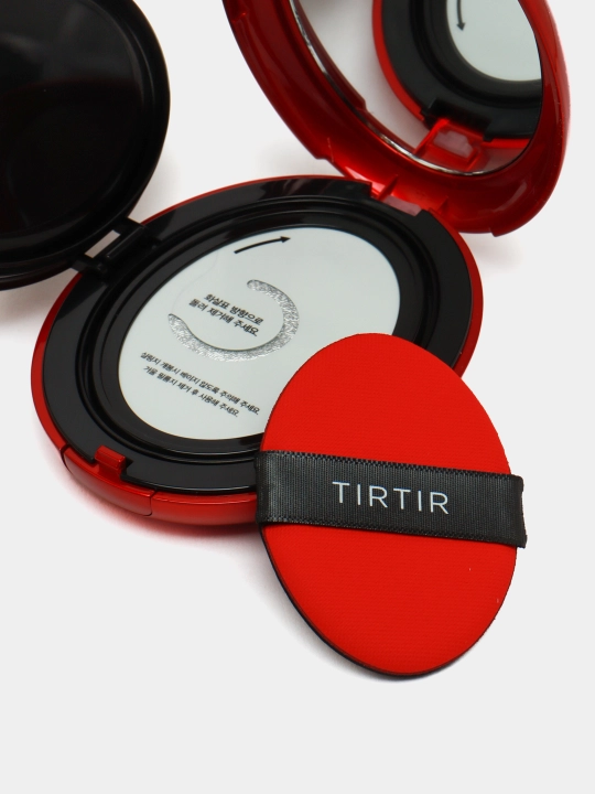 Кушон с полуматовым финишем TIRTIR Mask Fit Red Cushion SPF40 PA++, 18 г