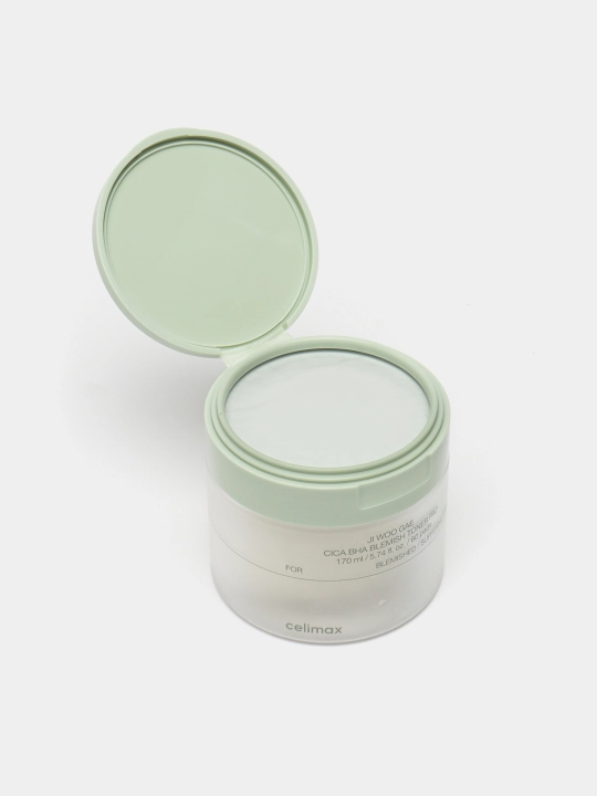 CELIMAX Toner Pad muammoli teri uchun tinchlantiruvchi Toner prokladkalari, 170 ml, 60 dona