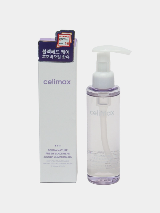 Qora nuqta uchun hidrofilik moy Celimax Derma Nature Fresh Blackhead Jojoba Cleansing Oil