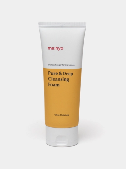 Пенка для глубокого очищения пор с церамидами Manyo Pure Deep Cleansing Foam — ORGKOS-DZVILPEKTGLO-ЖЕЛТ