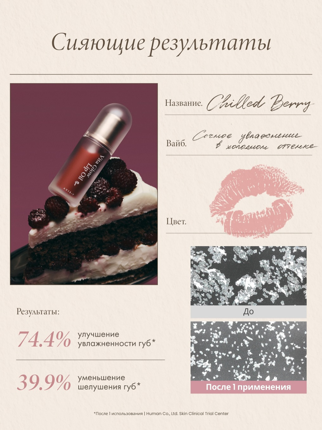 Витаминное масло для губ AXIS-Y Vita Glow Lip Oil, 4.5г