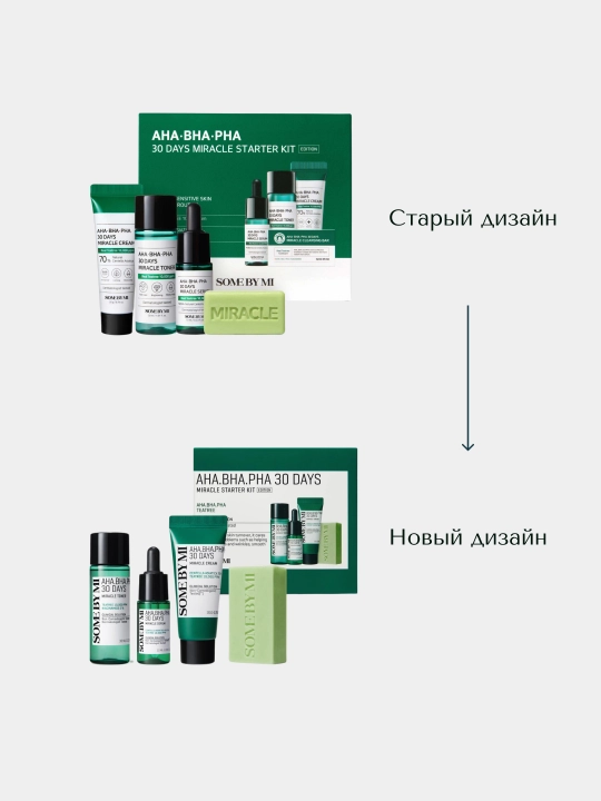 Yuzni parvarish qilish to'plami SOME BY MI AHA BHA PHA 30 Days Miracle Starter Kit - 