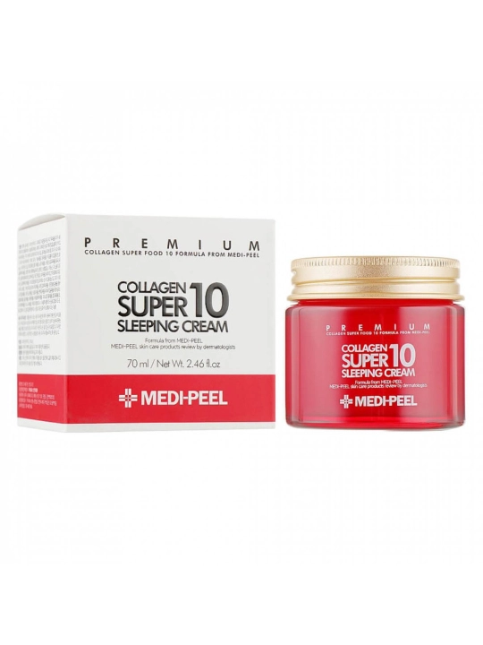 Омолаживающий ночной крем для лица с коллагеном Medi-Peel Collagen Super10 Sleeping Cream