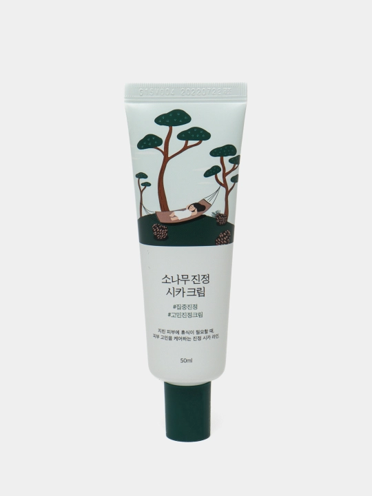 Восстанавливающий крем для проблемной кожи с акне Round Lab Pine Calming Cica Cream, 50 мл