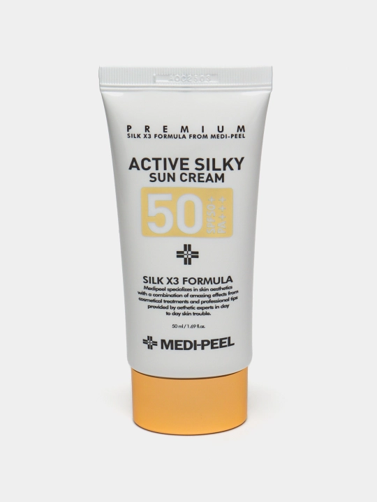 Крем солнцезащитный для лица MEDI-PEEL Active Silky Sun Cream SPF 50+, 50 мл