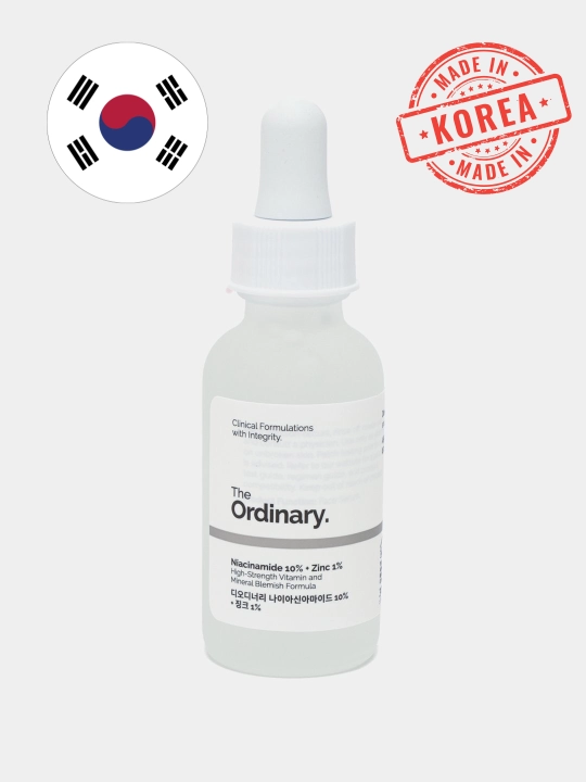 Сыворотка для проблемной кожи The Ordinary Niacinamide10% + Zinc1%