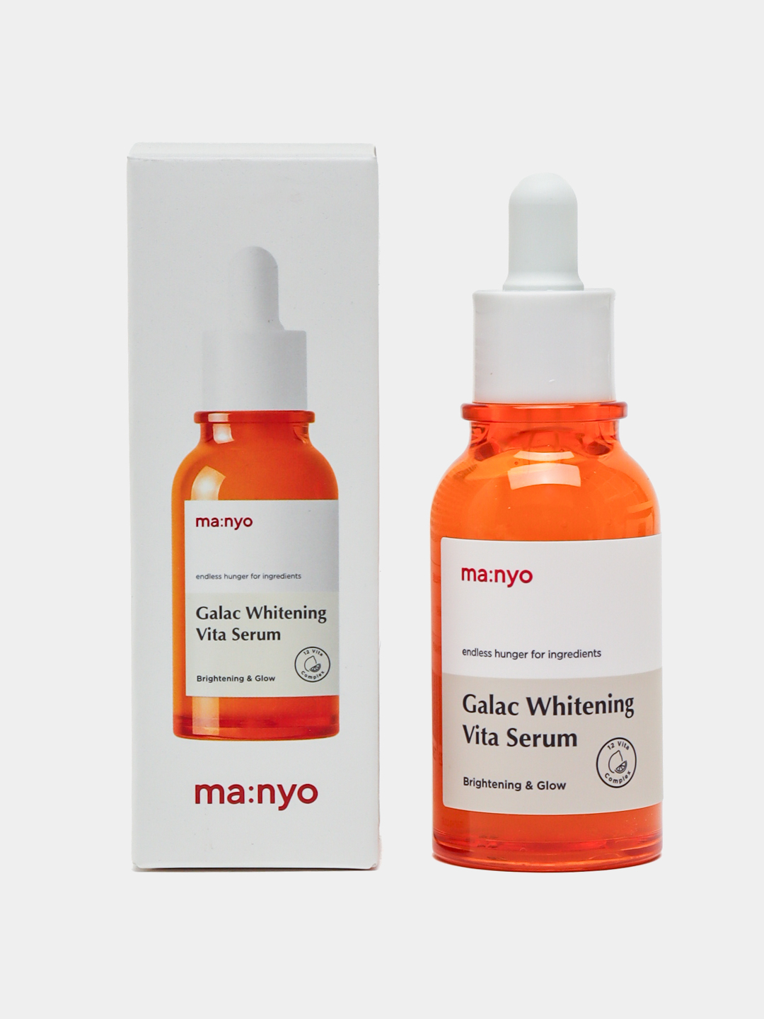 Осветляющая сыворотка для лица с витаминами Manyo Galac Whitening Vita Serum, 50 мл - 