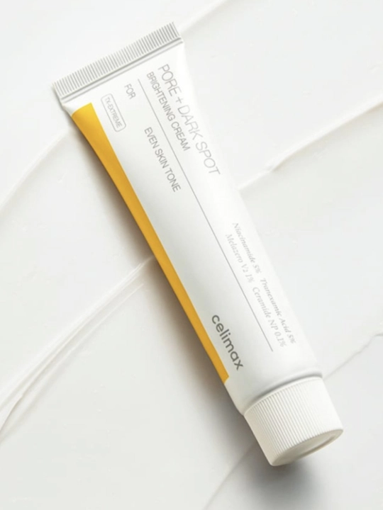Крем для выравнивания тона и рельефа кожи Celimax Pore+Dark Spot Brightening Cream - 