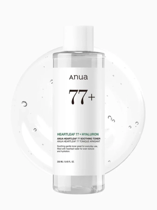Тоник с увлажняющим и успокаивающим действием Anua Heartleaf 77% Soothing Toner, 250 мл - 