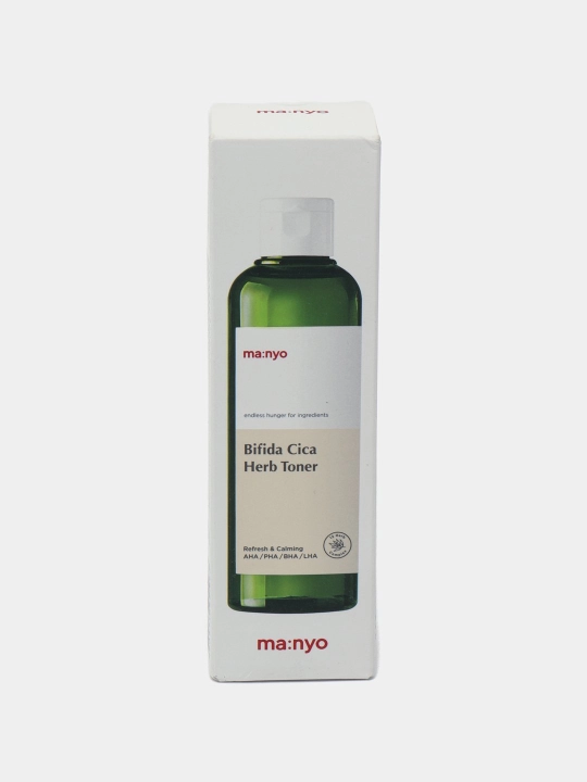 Nozik teri uchun tinchlantiruvchi toner Manyo Bifida Cica Herb Toner, 210 ml