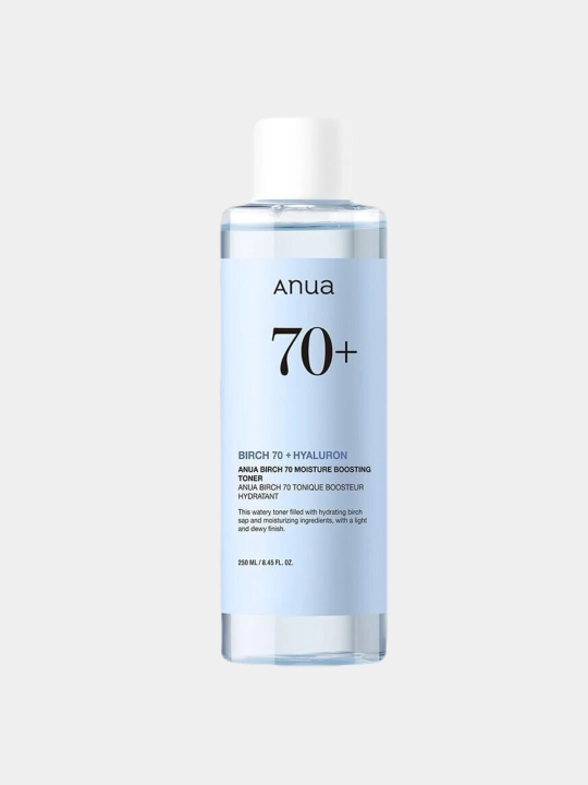 Увлажняющий тоник с березовым соком Anua Birch 70% Hyaluron Moisture Boosting Toner
