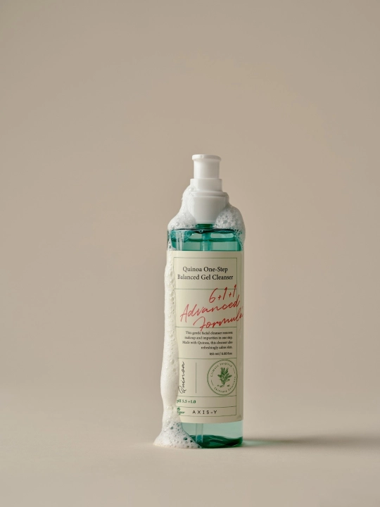 Пилинг-гель для умывания лица AXIS-Y Quinoa One Step Balanced Gel Cleanser