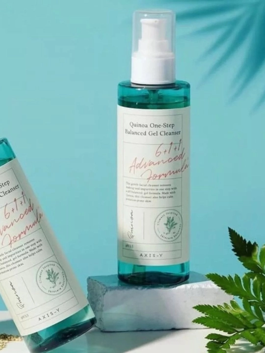 Пилинг-гель для умывания лица AXIS-Y Quinoa One Step Balanced Gel Cleanser