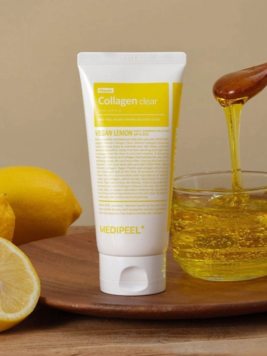 Kollagen va probiotiklar bilan tozalovchi ko‘pik MEDIPEEL Lacto Collagen Clear Foam, 120 ml