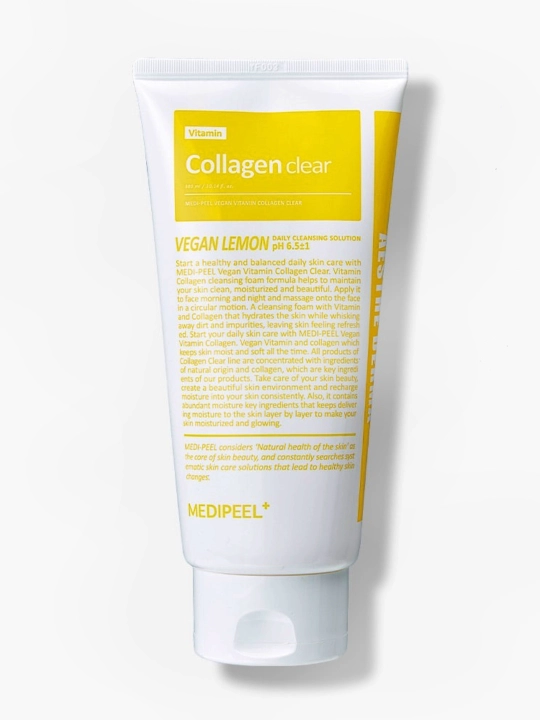 Kollagen va probiotiklar bilan tozalovchi ko‘pik MEDIPEEL Lacto Collagen Clear Foam, 120 ml