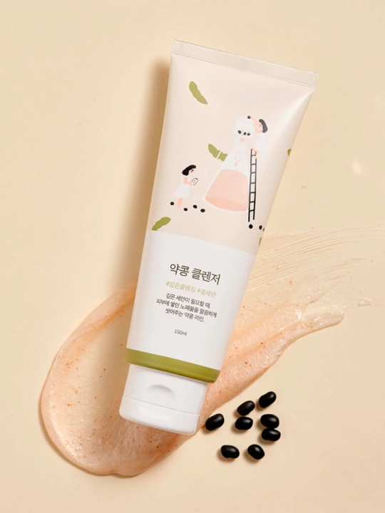 Питательная пенка-скраб с соей, для умывания Soybean Cleanser, 150 мл - 