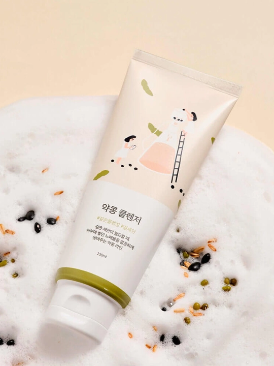 Soya bilan yuvish uchun to‘yimli ko‘pik-skrab Soybean Cleanser, 150 ml