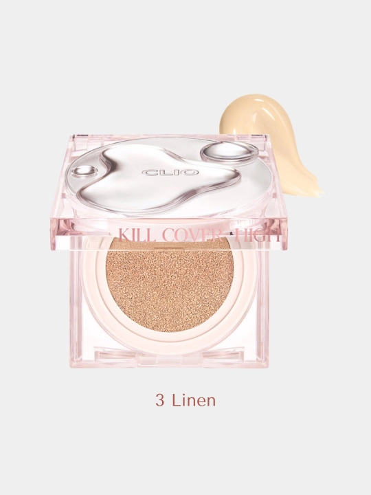 Zaxirali namlovchi va chidamli yostiq Clio Kill Cover Mesh Glow Cushion Set spf 50+++