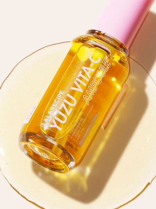 LALARECIPE Yuzu Vita-C Ampoule – осветляющая и восстанавливающая сыворотка