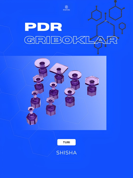 PDR elimli shisha griboklar to‘plami - 