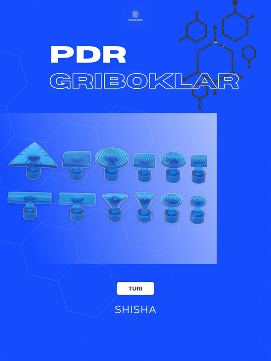 PDR elimli shisha griboklar to‘plami - 