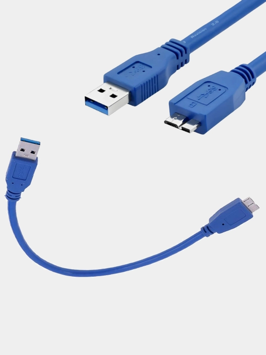 Кабель соединитель для портативных переносных жестких дисков , HDD USB 3.0-3.2 15см