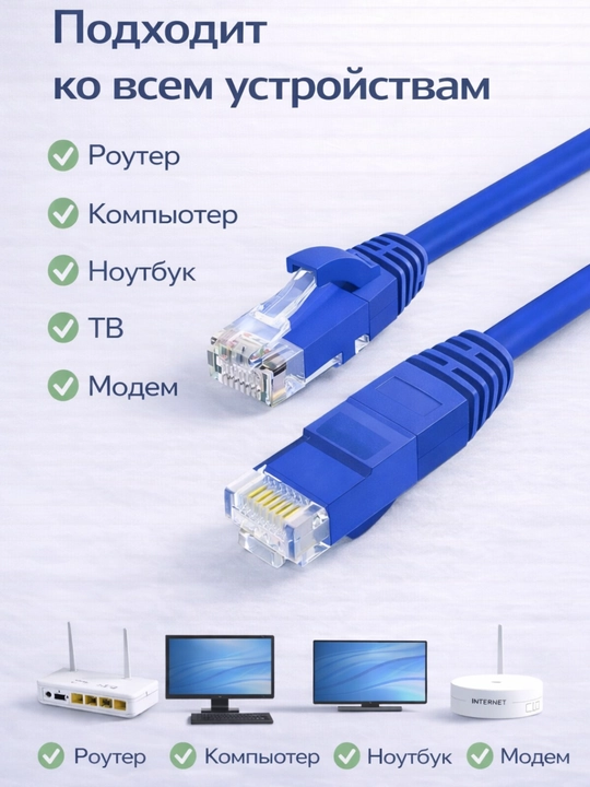 Интернет-кабель,Ethernet Lan Кабель CAT 5E, 1,5 м, 3 м, 5 м, 10 м, 20 м