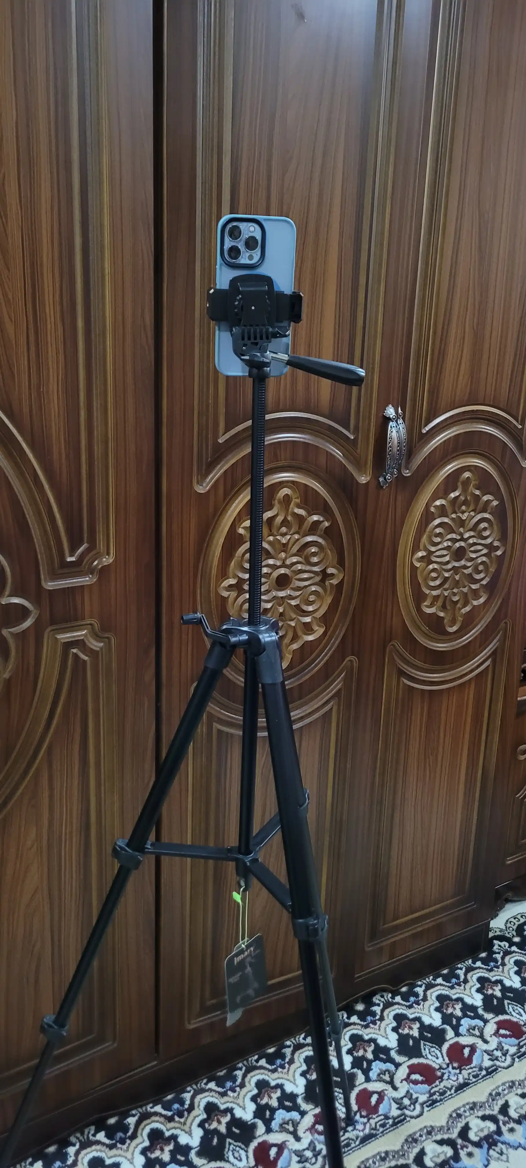 Universal shtativ - tripod Jmary KP-2205, telefon ushlagich bilan