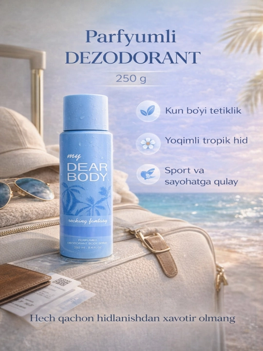 Парфюмерный набор Dear Body Kissing Mizzle для женщин 3-в-1