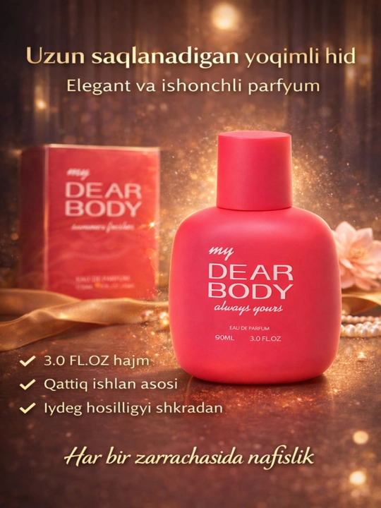 Dear Body Kissing Mizzle ayollar parfyumeriya to‘plami 3-in-1