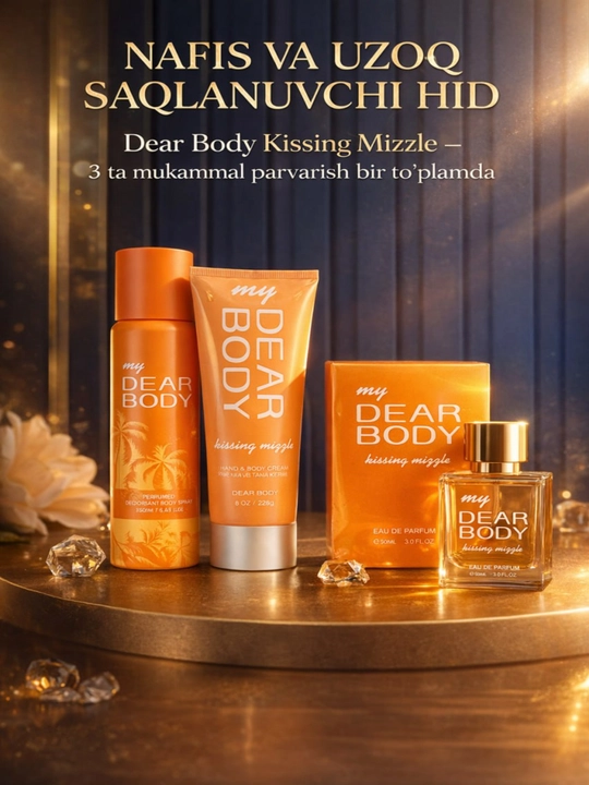 Dear Body Kissing Mizzle ayollar parfyumeriya to‘plami 3-in-1 - 